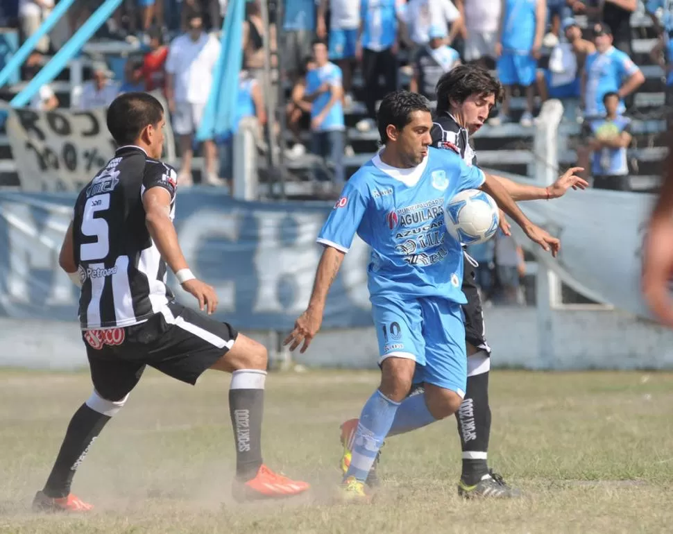 CARTA DE GOL. Sebastián Dip es la esperanza en Deportivo Aguilares. 