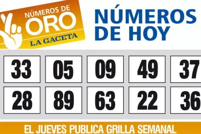 Los Números de Oro de LA GACETA