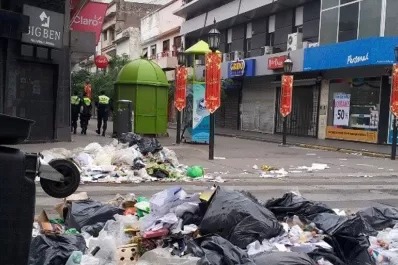 Hay 1.000 toneladas de basura en la calle, aseveró Otrino, de la empresa 9 de Julio