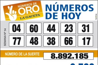 Los Números de Oro de LA GACETA