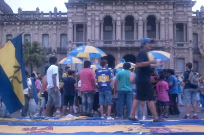 Los tucumanos también festejaron el Día Internacional del hincha de Boca