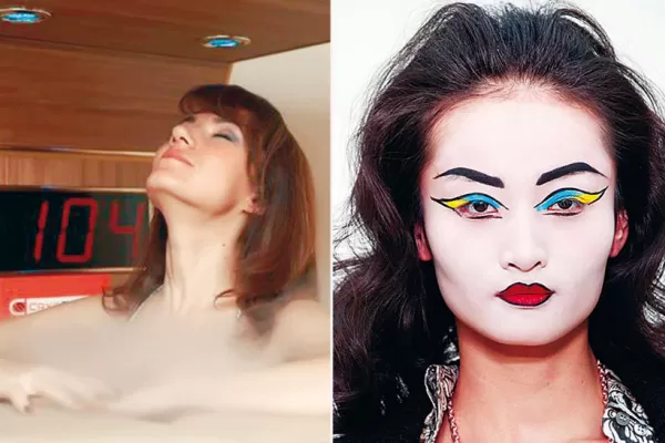 Se viene el sauna bajo cero y los labios bicolor