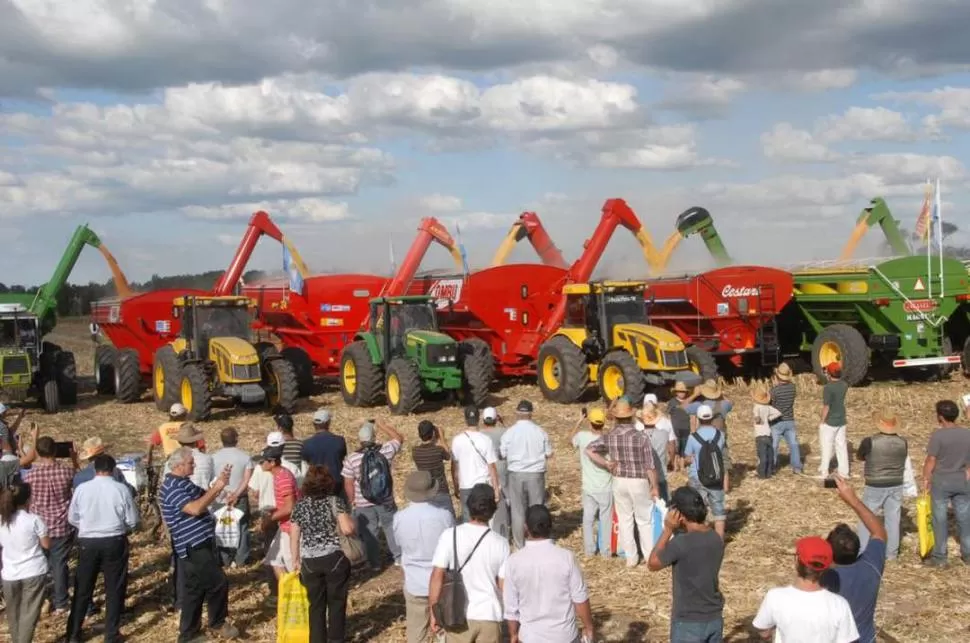 CONVIVENCIA. La muestra dinámica será combinada con la estática. expoagro.com.ar