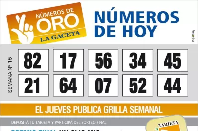 Los Números de Oro de LA GACETA