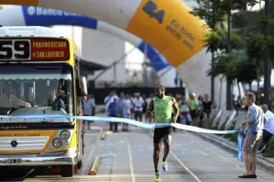 El “Rayo” corrió solo