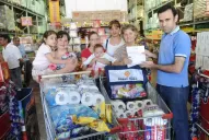 Compró alimentos y artículos de limpieza en Gómez Pardo