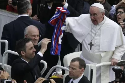 El papa Francisco festejó el título de San Lorenzo: ¡Qué alegría!
