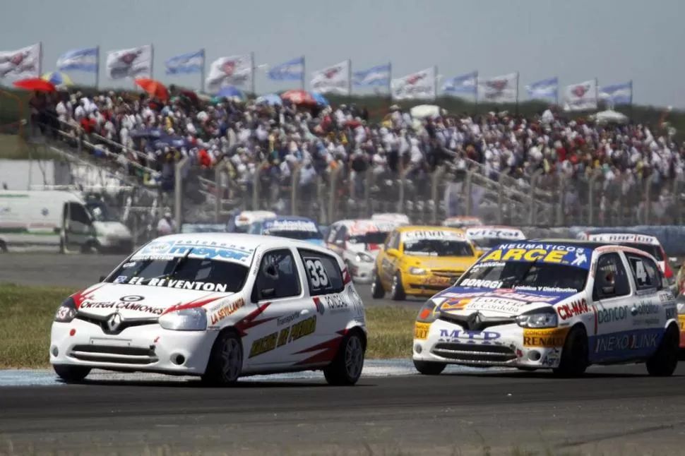 DESTACADO. Pablo Ortega impuso un gran ritmo con el Renault Clio y terminó en el 6° lugar. 