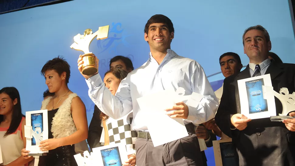 FUTURO PROMISORIO. El concepcionense Orlando fue premiado por los periodistas deportivos de la provincia. LA GACETA / FOTO DE HÉCTOR PERALTA