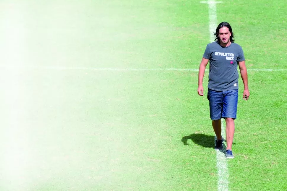 EN SU HÁBITAT. Erroz se siente como en casa en el Monumental. “Siempre dije que si algún día me iba de Rosario era para volver a Atlético”, confesó hace un tiempo. 