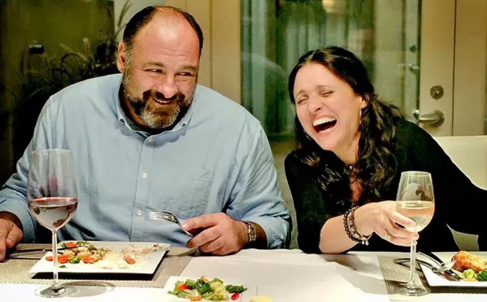 BUENA MESA, MUCHA RISA. James Gandolfini y Julia Louis-Dreyfus, bajo la sabia dirección de Nicole Holofcener.  