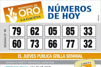 Los Números de Oro de LA GACETA