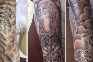 Mauro Icardi se tatuó la cara de Wanda Nara en el brazo