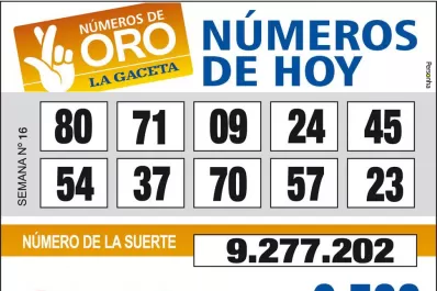 Los Números de Oro de LA GACETA