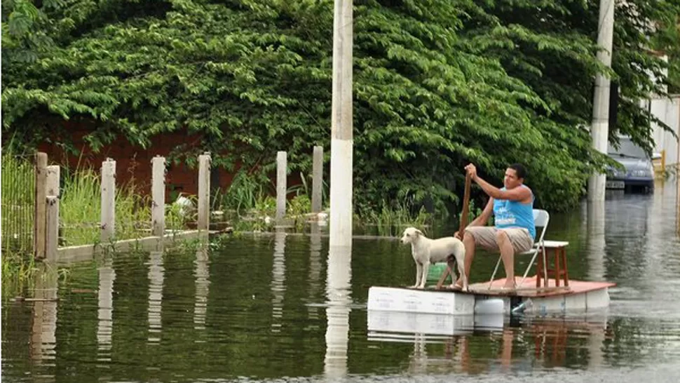 INUNDACIONES. Espíritu Santo y Minas Gerais son los estados más afectados. REUTERS