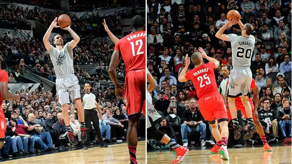 ENCENDIDO. El escolta argentino duplicó sus números durante el último mes. FOTO TOMADA DE FACEBOOK.COM/SPURS