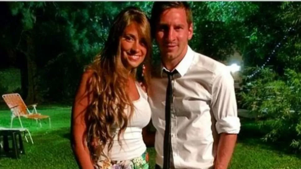 JUNTOS. Messi y su señora, en Rosario. IMAGEN DE INSTAGRAM