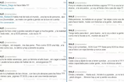 Marianela Mirra descargó toda su furia en Twitter y luego cerró su cuenta