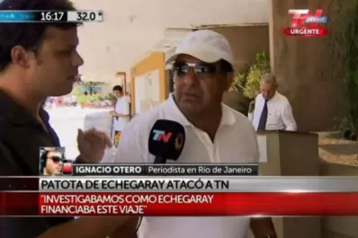 Denuncian que una patota de Echegaray golpeó a un equipo periodístico de TN