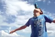 Jóvenes tucumanos imitan una publicidad de Lionel Messi