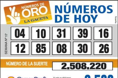 Los Números de Oro de LA GACETA