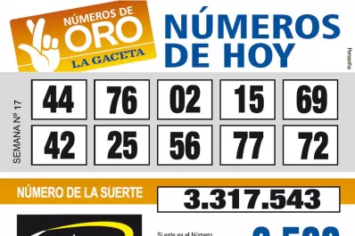 Los Números de Oro de LA GACETA