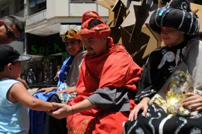 El paseo de Melchor, Gaspar y Baltazar