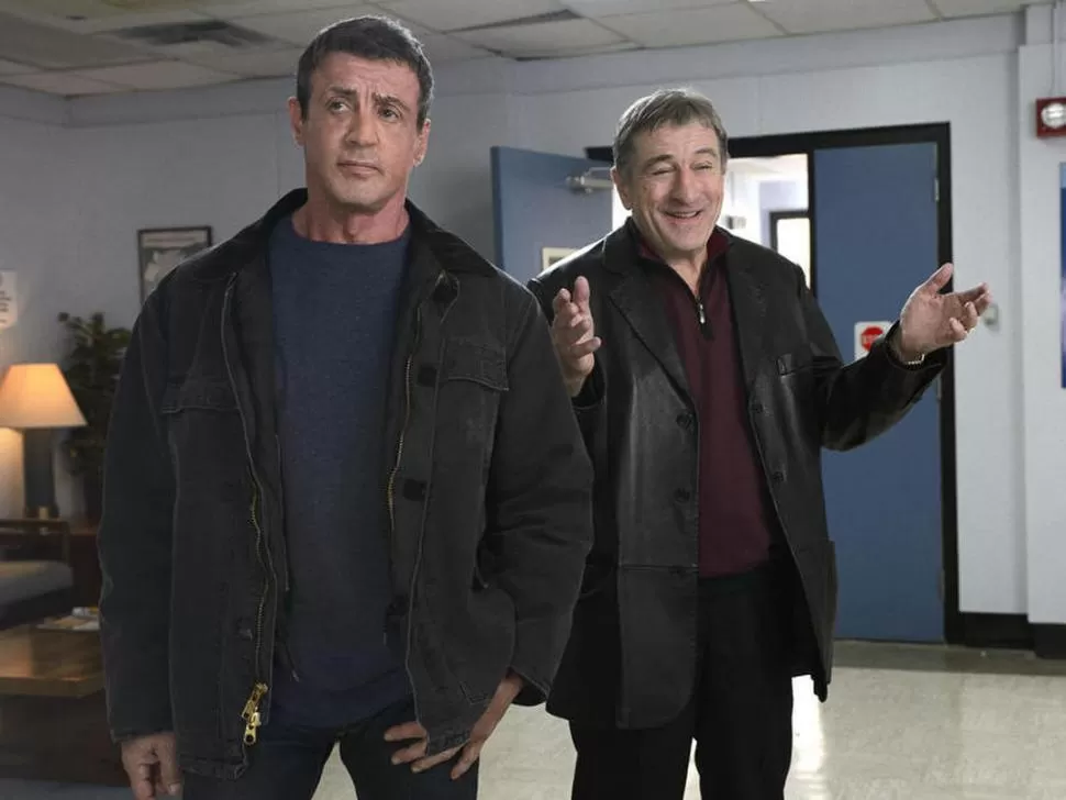 JUNTOS. Stallone y De Niro fueron postulados como peores actores de 2013.  