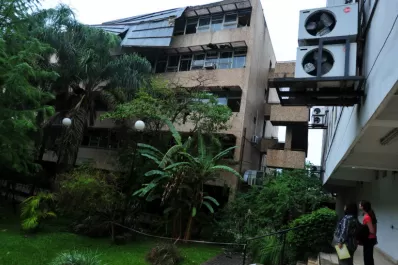 Los fuertes vientos volaron el techo del Lillo