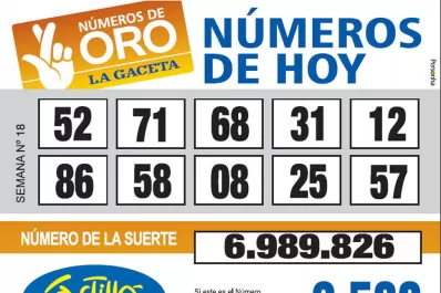 Los Números de Oro de LA GACETA