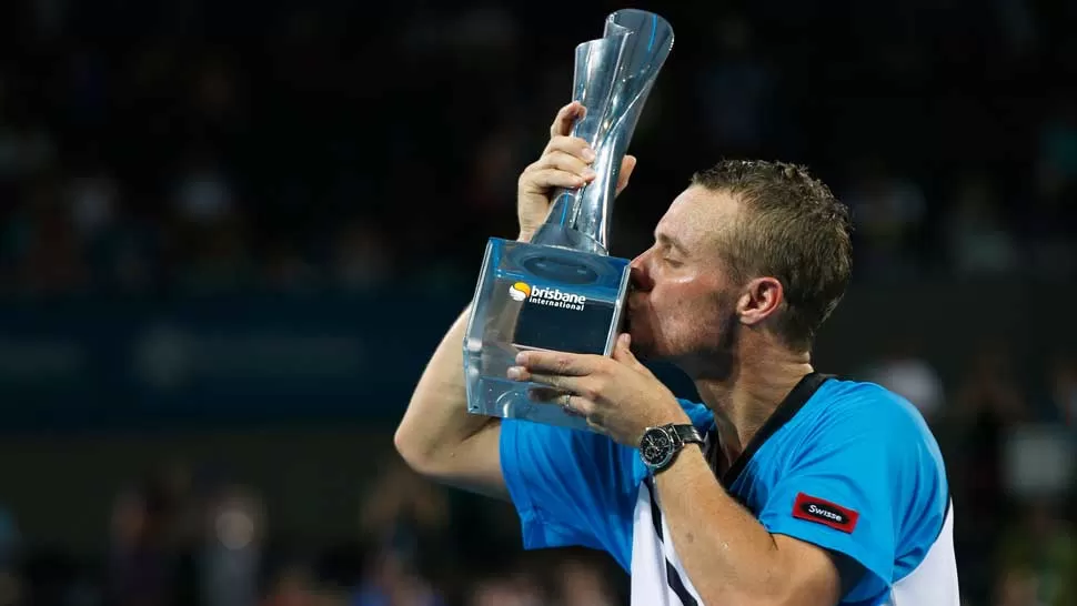 EN CASA. El australiano se ilusiona con un buen desempeño en el Abierto de Australia. REUTERS