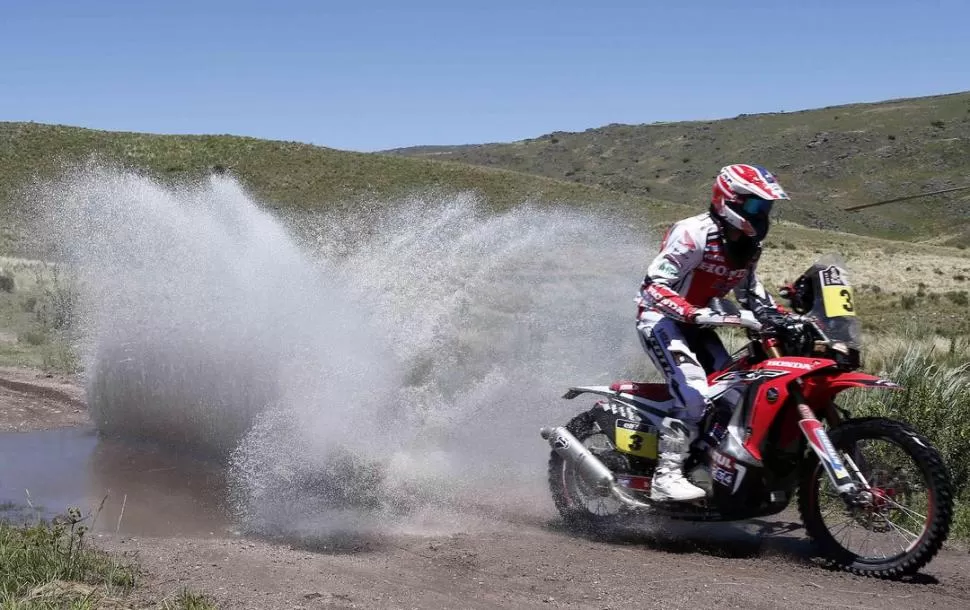 DOMINADOR. Joan Barreda Bort llevó a la Honda a lo más alto en la jornada. 