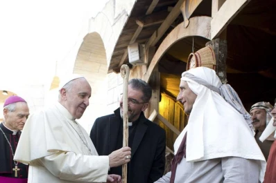 El Papa Francisco y los Reyes Magos