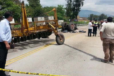 Murieron dos hombres en un accidente en la Diagonal a Tafí Viejo