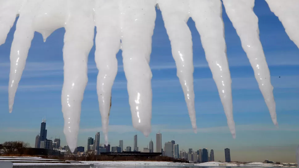 IMPACTANTE. La ciudad de Chicago, tras la nieve. REUTERS