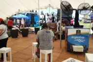 El vivac comenzó a tomar vida