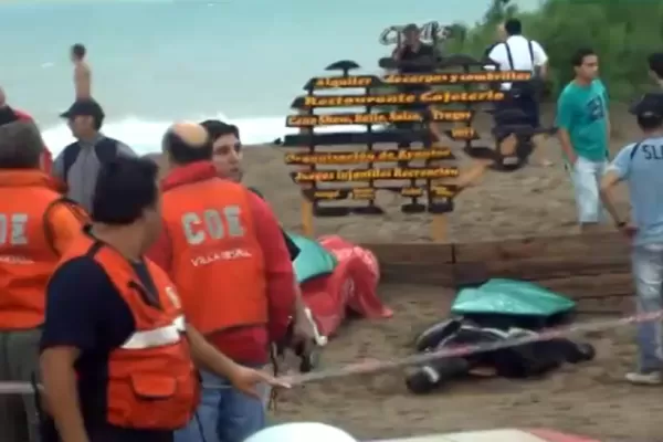 Video: Las primeras imágenes del rayo que cayó en Villa Gesell