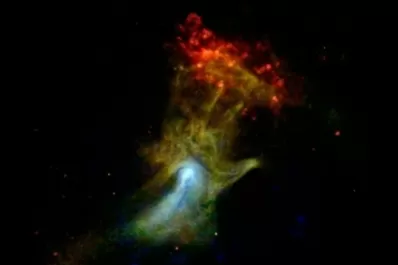 La NASA capta imagen de La Mano de Dios en el espacio