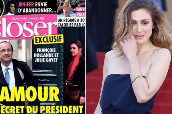 El supuesto romance de Hollande con la actriz Julie Gayet causó revuelo en Francia