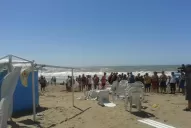 En las playas de Villa Gesell todos trataban de hallar una explicación