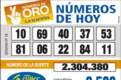 Los Números de Oro de LA GACETA