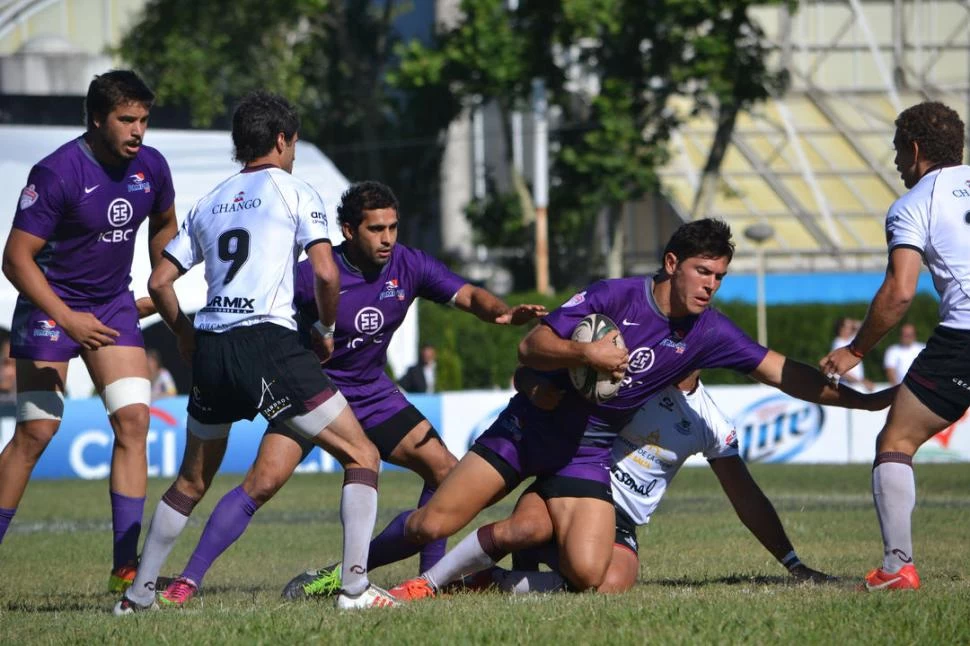 JUSTO A TIEMPO. Los Pampas 7 llegaron a la final luego de un duro trámite. 