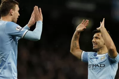 Luego de su lesión, Agüero volvió con un tanto en la goleada del City