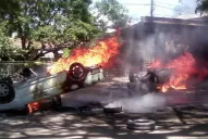 Los tabacaleros tendrán que pagar las dos camionetas que incendiaron