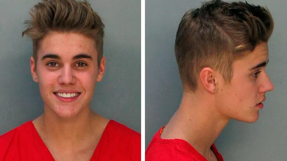 COMPLICADO. Bieber conducía un Lamborguni amarillo cuando fue detenido. REUTERS