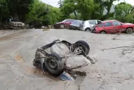 Un alud de agua, barro y piedras dejó cuatro muertos y al menos 11 desaparecidos en El Rodeo