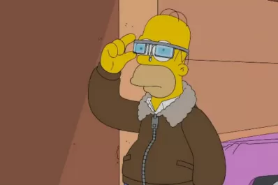 Google Glass llega a Los Simpsons
