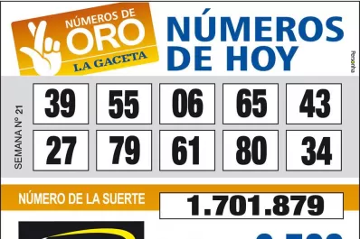 Los Números de Oro de LA GACETA