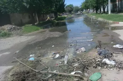 Les dejaron un montículo de arena en la vereda