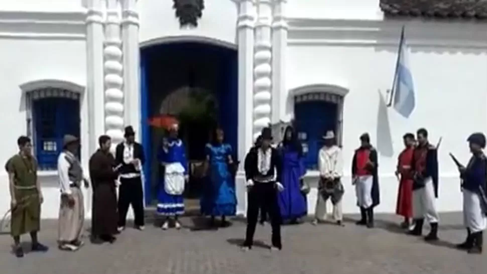 DESOPILANTE. La versión del Harlem Shake grabada en Casa Histórica. CAPTURA DE VIDEO